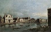 GUARDI, Francesco The Grand Canal with Santa Lucia and the Scalzi dfh oil painting picture wholesale